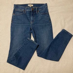 Madewell Midrise skinny jeans